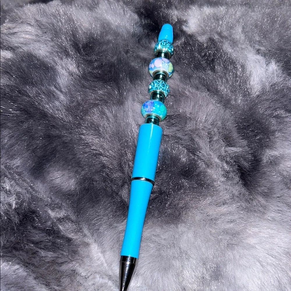 Turquoise Beaded Pen